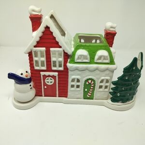 BATH & BODY WORKS CHRISTMAS HOLIDAY VILLAGE LUMINARY *MINI* CANDLE HOLDER 2013